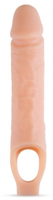 Телесный реалистичный фаллоудлинитель 10 Inch Silicone Cock Sheath Penis Extender - 25,4 см. - Blush Novelties - в Ноябрьске купить с доставкой