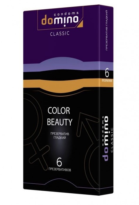 Разноцветные презервативы DOMINO Colour Beauty - 6 шт. - Domino - купить с доставкой в Ноябрьске