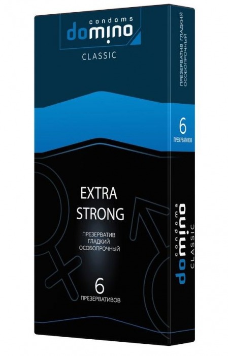 Суперпрочные презервативы DOMINO Extra Strong - 6 шт. - Domino - купить с доставкой в Ноябрьске