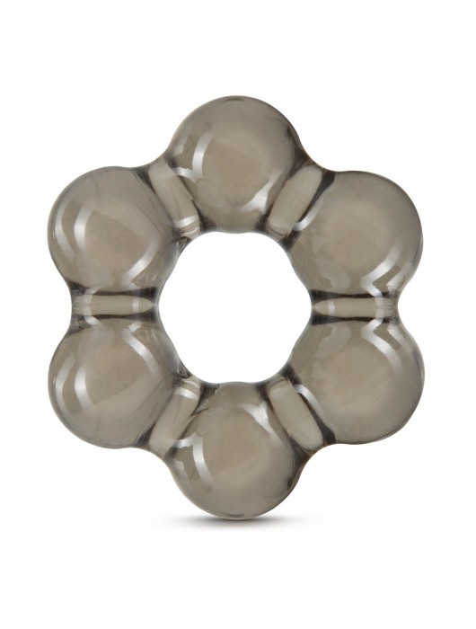 Дымчатое эрекционное кольцо Stay Hard Thick Bead Cock Ring - Blush Novelties - в Ноябрьске купить с доставкой