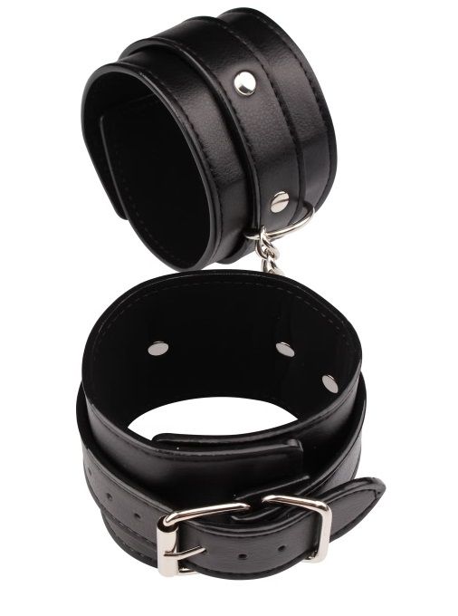 Черные оковы Classic Ankle Cuffs - Chisa - купить с доставкой в Ноябрьске