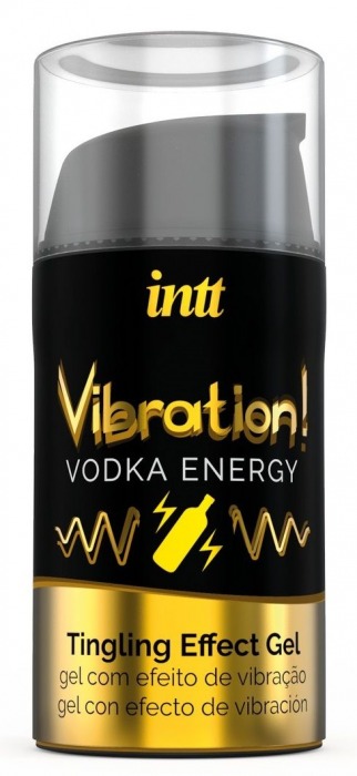 Жидкий интимный гель с эффектом вибрации Vibration! Vodka Energy - 15 мл. - INTT - купить с доставкой в Ноябрьске