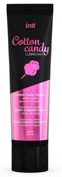 Интимный гель на водной основе Cotton Candy Lubricant - 100 мл. - INTT - купить с доставкой в Ноябрьске