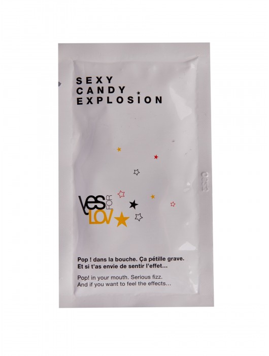 Порошок для оральных ласк и массажа  Взрывающаяся карамель  - 7 гр. - YESforLOV - купить с доставкой в Ноябрьске