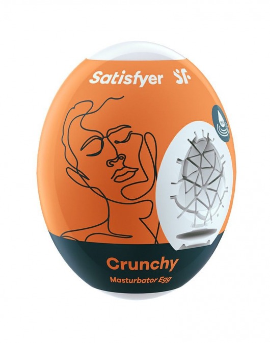 Мастурбатор-яйцо Satisfyer Crunchy Mini Masturbator - Satisfyer - в Ноябрьске купить с доставкой