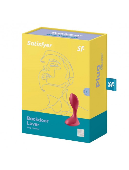 Красный вибромассажёр простаты Satisfyer Backdoor Lover - 14 см. - Satisfyer - в Ноябрьске купить с доставкой
