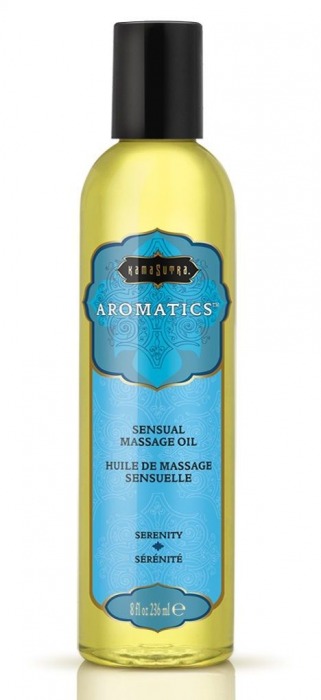 Массажное масло с травяным ароматом Serenity - 236 мл. - Kama Sutra - купить с доставкой в Ноябрьске