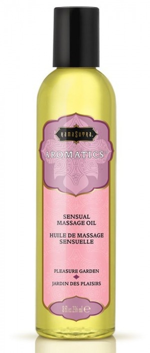 Массажное масло с цветочным ароматом Pleasure Garden - 236 мл. - Kama Sutra - купить с доставкой в Ноябрьске