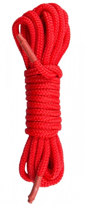 Красная веревка для связывания Nylon Rope - 5 м. - Easy toys - купить с доставкой в Ноябрьске