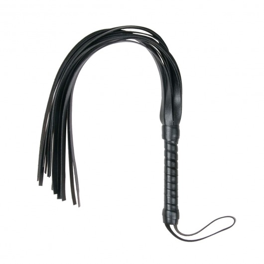 Черный флоггер Flogger Whip - 46 см. - Easy toys - купить с доставкой в Ноябрьске