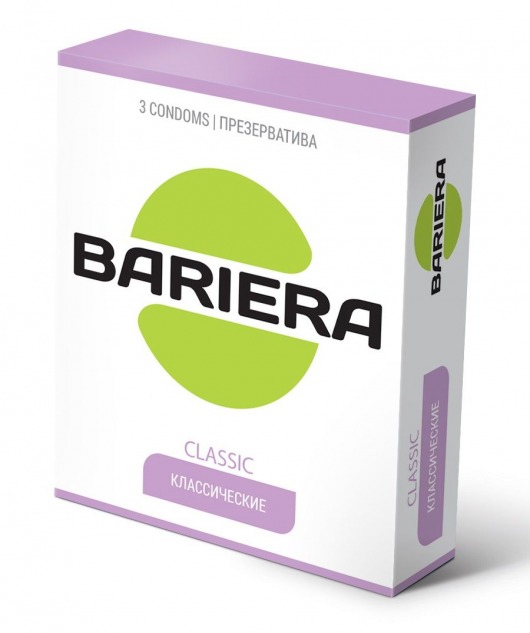 Классические презервативы Bariera Classic - 3 шт. - Bariera - купить с доставкой в Ноябрьске