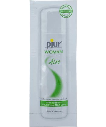 Лубрикант на водной основе pjur WOMAN Aloe - 2 мл. - Pjur - купить с доставкой в Ноябрьске