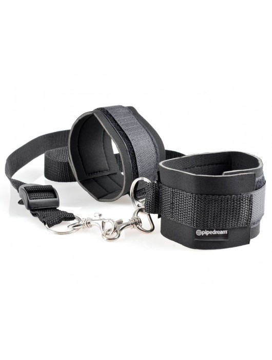 Набор для бондажа Cuff And Tether Set - Pipedream - купить с доставкой в Ноябрьске