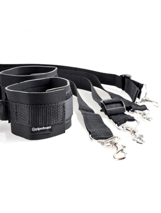 Набор для бондажа Cuff And Tether Set - Pipedream - купить с доставкой в Ноябрьске