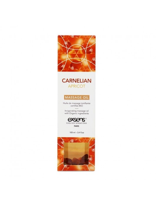 Органическое массажное масло CARNELIAN APRICOT - 100 мл. - Exsens - купить с доставкой в Ноябрьске