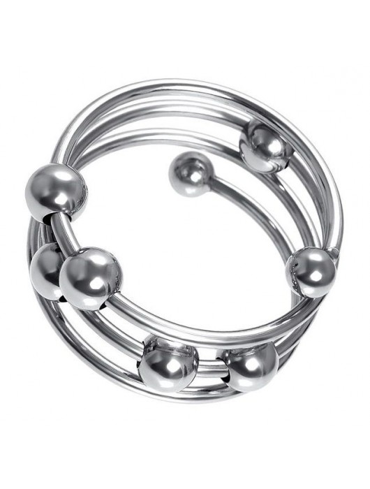 Большое металлическое кольцо под головку пениса - ToyFa - купить с доставкой в Ноябрьске