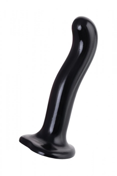 Черный стимулятор для пар P G-Spot Dildo Size M - 18 см. - Strap-on-me - в Ноябрьске купить с доставкой