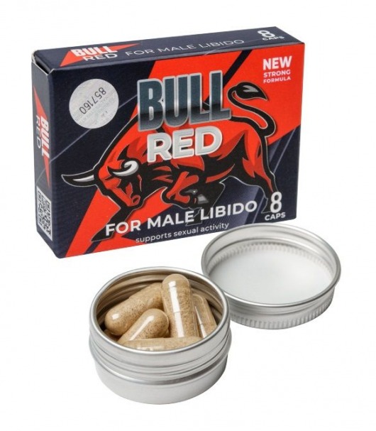 Пищевой концентрат для мужчин BULL RED - 8 капсул - Sitabella - купить с доставкой в Ноябрьске