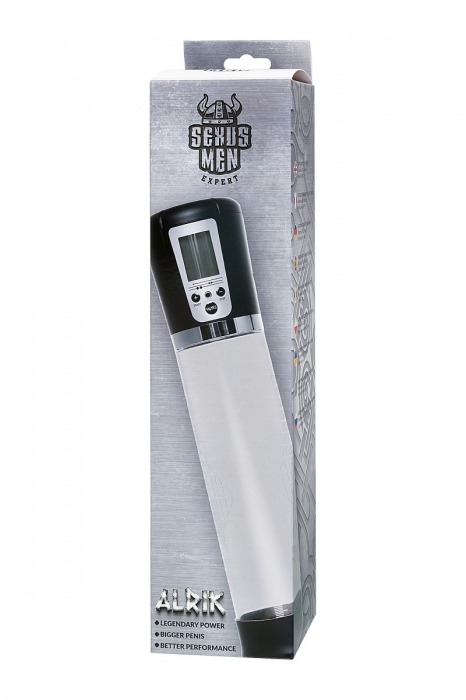 Прозрачная автоматическая помпа для пениса Alrik - Sexus - в Ноябрьске купить с доставкой