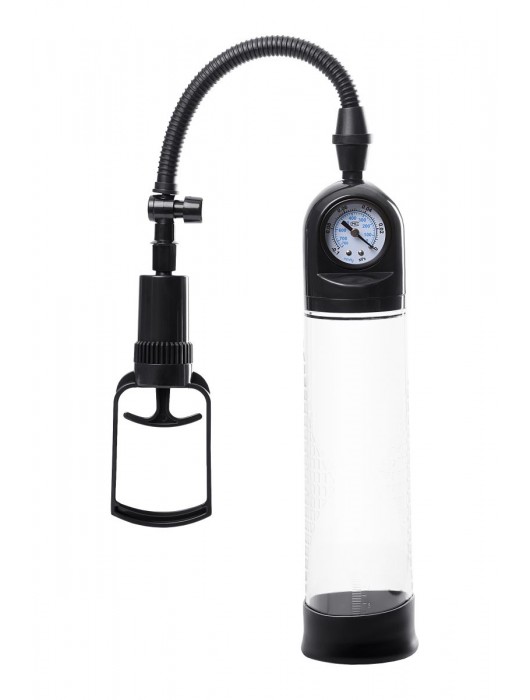 Прозрачная механическая помпа Helmer с манометром - Sexus - в Ноябрьске купить с доставкой