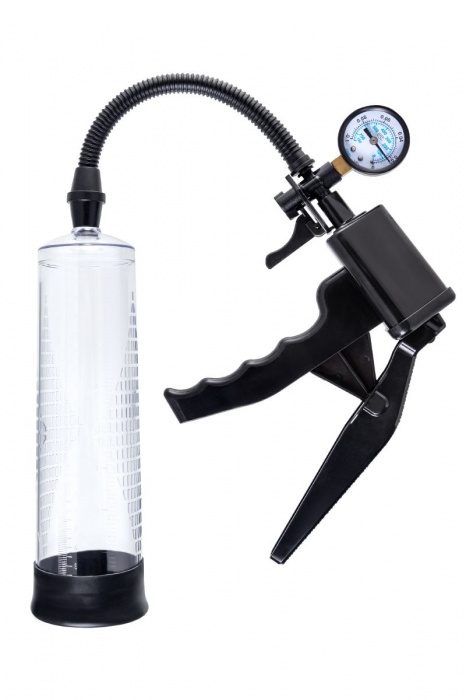 Прозрачная механическая помпа для пениса Viggo - Sexus - в Ноябрьске купить с доставкой