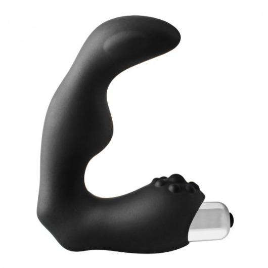 Черный вибромассажер простаты FantASStic Vibrating Prostate Massager - 11,3 см. - Dream Toys - в Ноябрьске купить с доставкой