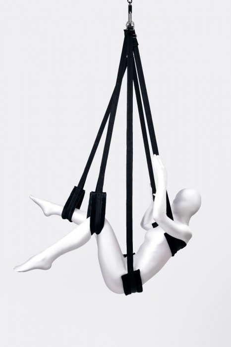 Черные секс-качели Anonymo №0503 - ToyFa - купить с доставкой в Ноябрьске