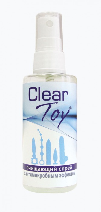 Очищающий спрей Clear Toy с антимикробным эффектом - 100 мл. - Биоритм - купить с доставкой в Ноябрьске