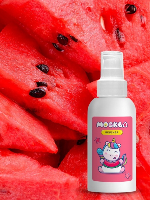 Универсальная смазка с ароматом арбуза  Москва Вкусная  - 100 мл. - Москва - купить с доставкой в Ноябрьске