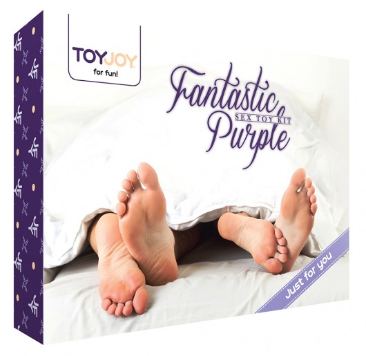 Эротический набор FANTASTIC PURPLE SEX TOY KIT - Toy Joy - купить с доставкой в Ноябрьске