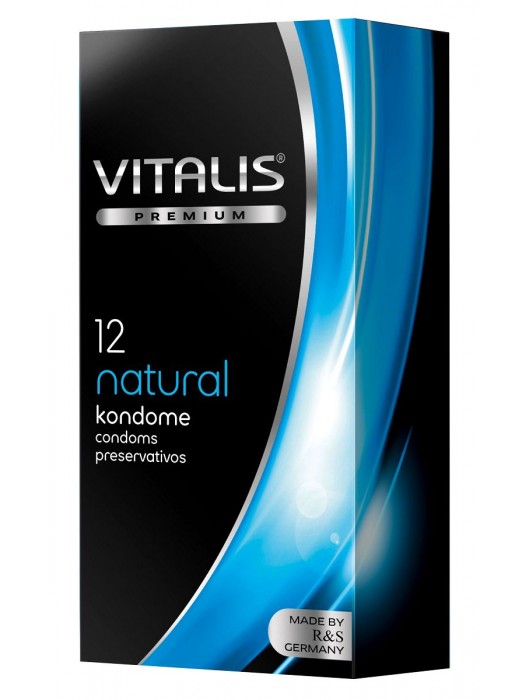 Классические презервативы VITALIS PREMIUM natural - 12 шт. - Vitalis - купить с доставкой в Ноябрьске