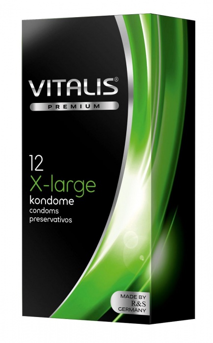 Презервативы увеличенного размера VITALIS PREMIUM x-large - 12 шт. - Vitalis - купить с доставкой в Ноябрьске