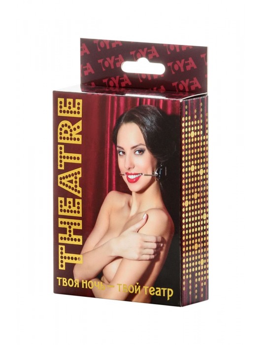 Кляп-крючок на чёрном кожаном ремешке - ToyFa - купить с доставкой в Ноябрьске