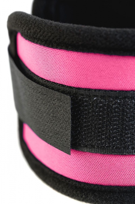 Оковы на ноги из неопрена розового цвета - ToyFa - купить с доставкой в Ноябрьске