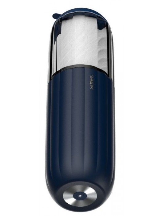 Черно-белый интерактивный мастурбатор Alex Neo 2 - Svakom - в Ноябрьске купить с доставкой