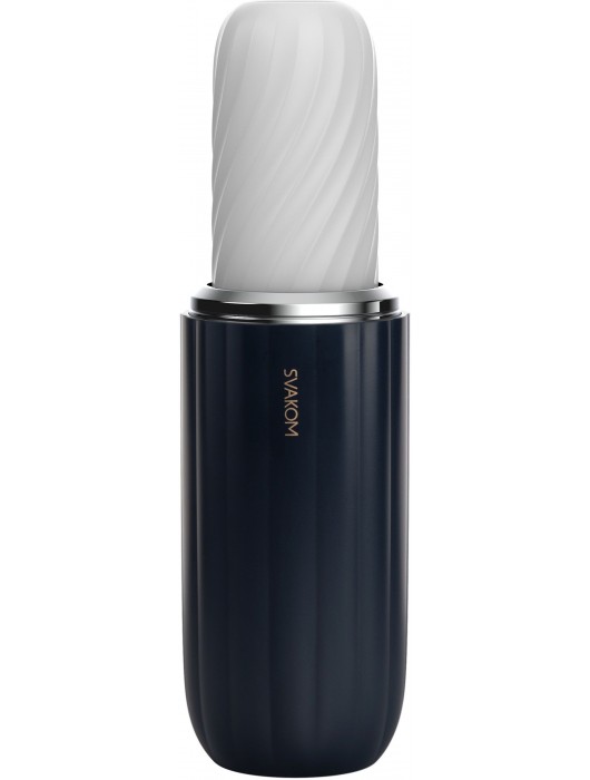 Черно-белый интерактивный мастурбатор Alex Neo 2 - Svakom - в Ноябрьске купить с доставкой