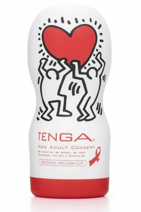 Мастурбатор Keith Haring Cup Deep Throat - Tenga - в Ноябрьске купить с доставкой
