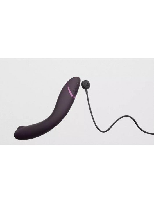 Сливовый стимулятор G-точки Womanizer OG c технологией Pleasure Air и вибрацией - 17,7 см. - Womanizer