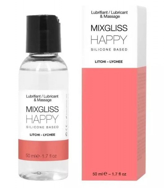 Смазка на силиконовой основе Mixgliss Happy - 50 мл. - Mixgliss - купить с доставкой в Ноябрьске