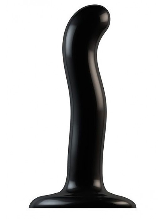 Черный фаллоимитатор-насадка Strap-On-Me P G spot Dildo size S - 16,4 см. - Strap-on-me - купить с доставкой в Ноябрьске