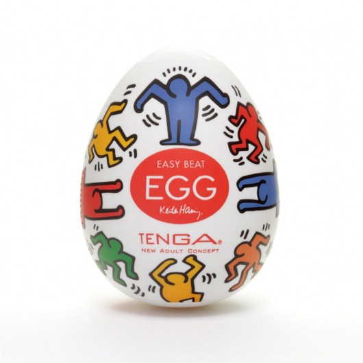 Мастурбатор-яйцо Keith Haring EGG DANCE - Tenga - в Ноябрьске купить с доставкой