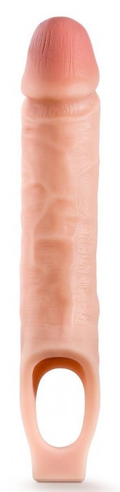 Телесная насадка на пенис 10 Inch Cock Sheath Extender - 25 см. - Blush Novelties - в Ноябрьске купить с доставкой