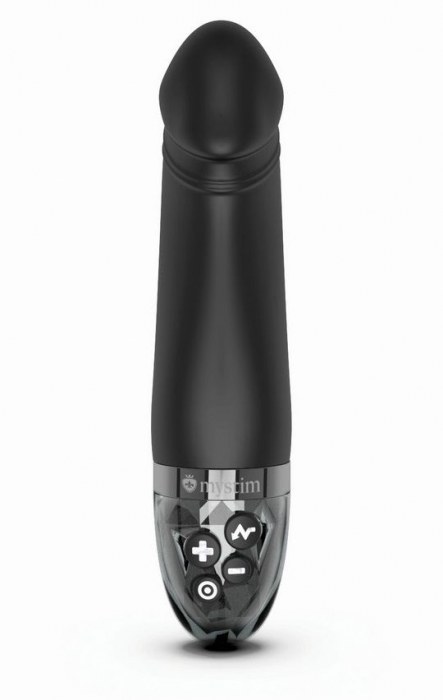 Черный вибратор с электростимуляцией Real Deal Neal - 16,5 см. - MyStim - купить с доставкой в Ноябрьске