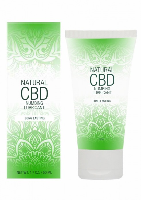 Лубрикант с пролонгирующим эффектом Natural CBD Numbing Lubricant - 50 мл. - Shots Media BV - купить с доставкой в Ноябрьске