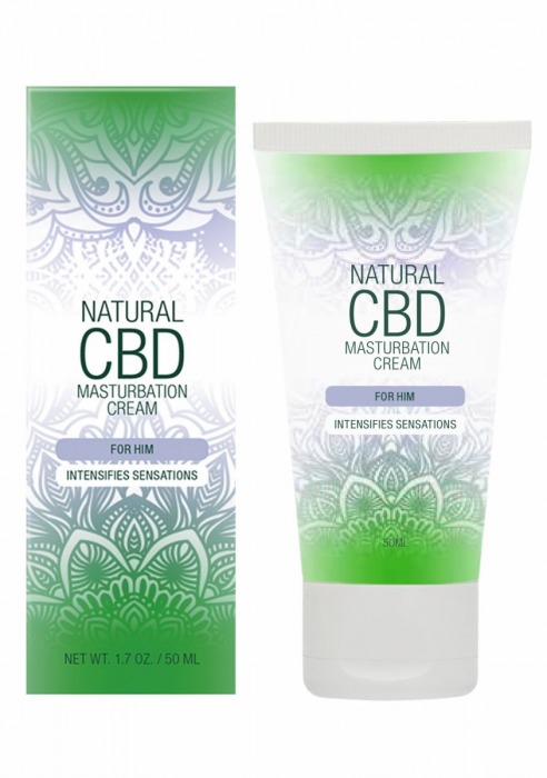 Крем для мастурбации для мужчин Natural CBD Masturbation Cream For Him - 50 мл. - Shots Media BV - купить с доставкой в Ноябрьске