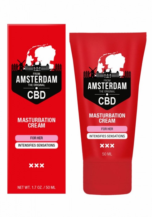 Крем для мастурбации для женщин CBD from Amsterdam Masturbation Cream For Her - 50 мл. - Shots Media BV - купить с доставкой в Ноябрьске