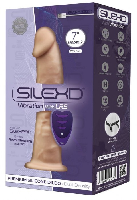 Телесный вибростимулятор-реалистик Model 2 - 17,5 см. - Adrien Lastic