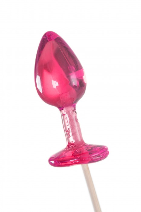 Розовый леденец  в форме анальной втулки со вкусом айриш крим - 29 гр. - Sosuчki - купить с доставкой в Ноябрьске