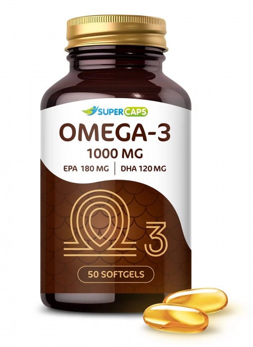 Пищевая добавка SuperCaps OMEGA-3 - 50 капсул (1000 мг) - SuperCaps - купить с доставкой в Ноябрьске