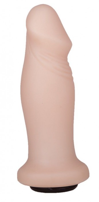 Анальный фаллоимитатор телесного цвета с ярко выраженной головкой - 14 см. - LOVETOY (А-Полимер)